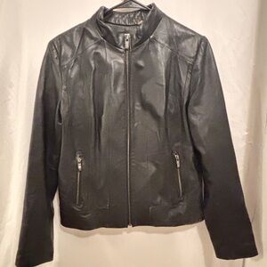 Pelle Studio Classic Black Leather Jacket
